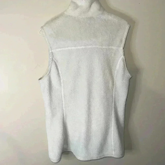 Patagonia women white two tone fleece vest - Picture 4 of 4